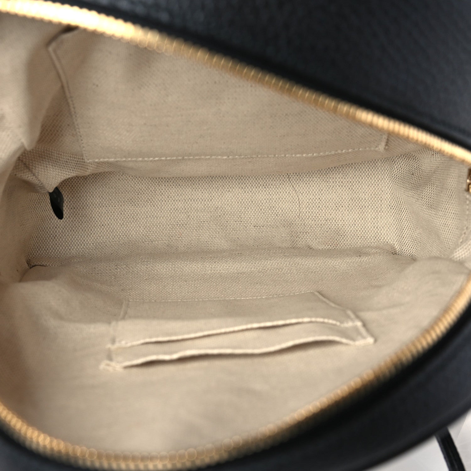 Gucci Pebbled Calfskin Soho Chain Backpack Black 5 of 12