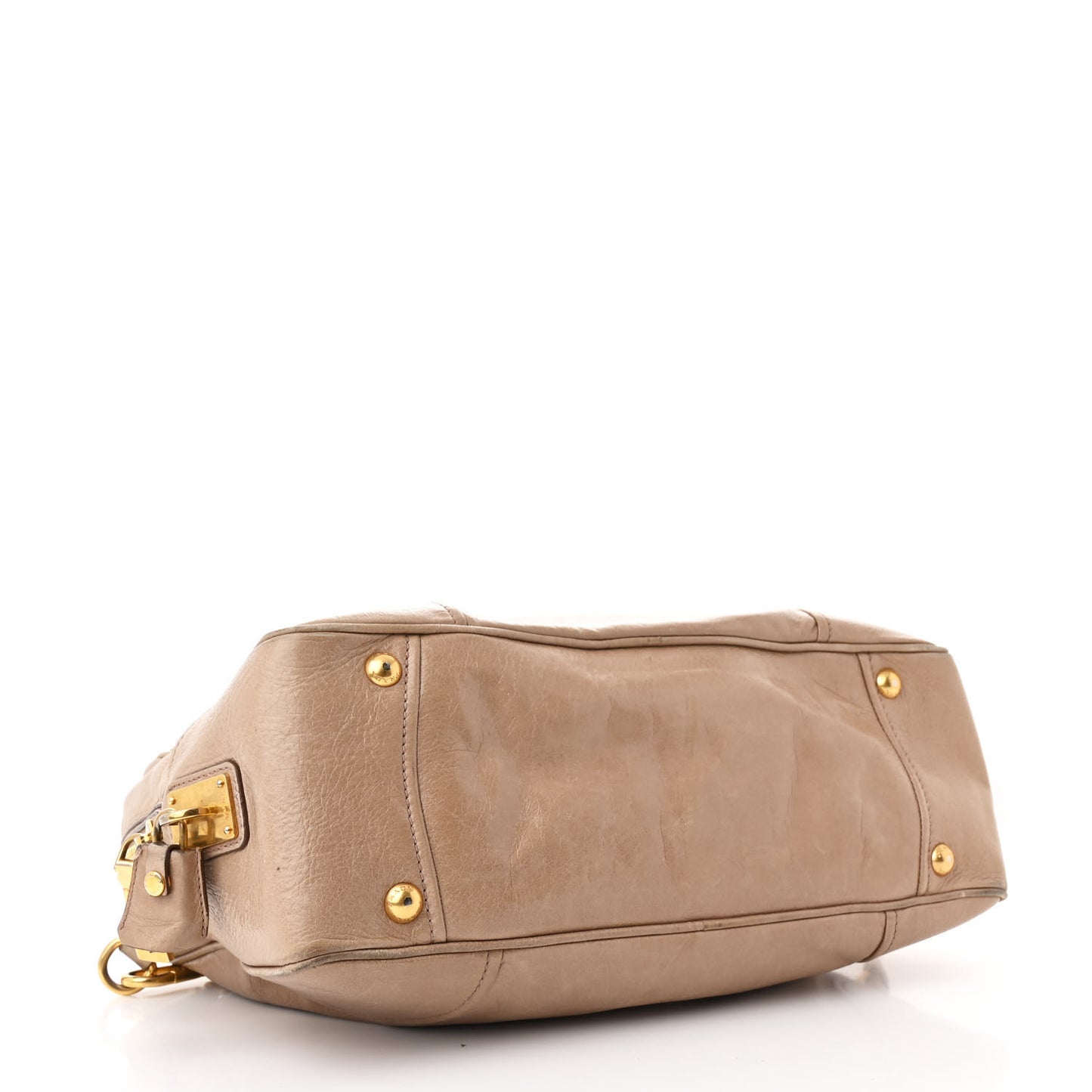 Vitello Shine Bauletto Cammeo