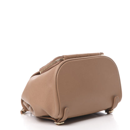 Chanel Caviar Quilted Business Affinity Backpack Beige 3 of 9