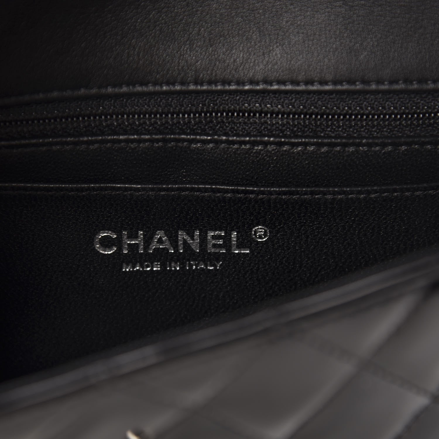 Chanel Patent Calfskin Quilted Mini Rectangular Flap Black 8 of 11