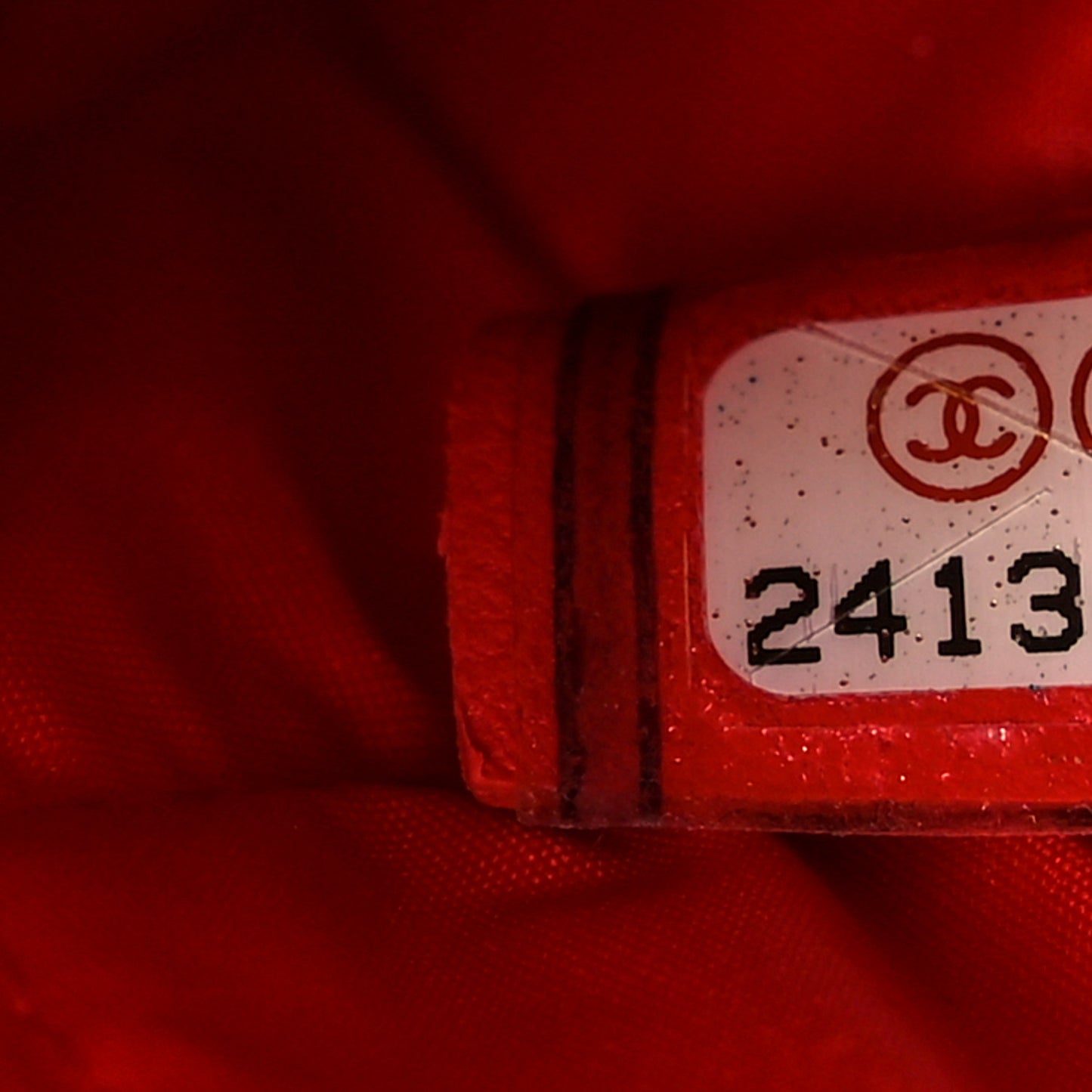 Lambskin Quilted Large Data Center Cosmetic Case Black