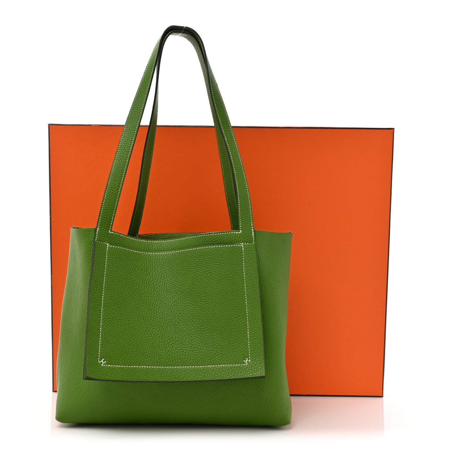 Hermes Taurillon Clemence Cabasellier 31 Vert Yucca 13 of 13