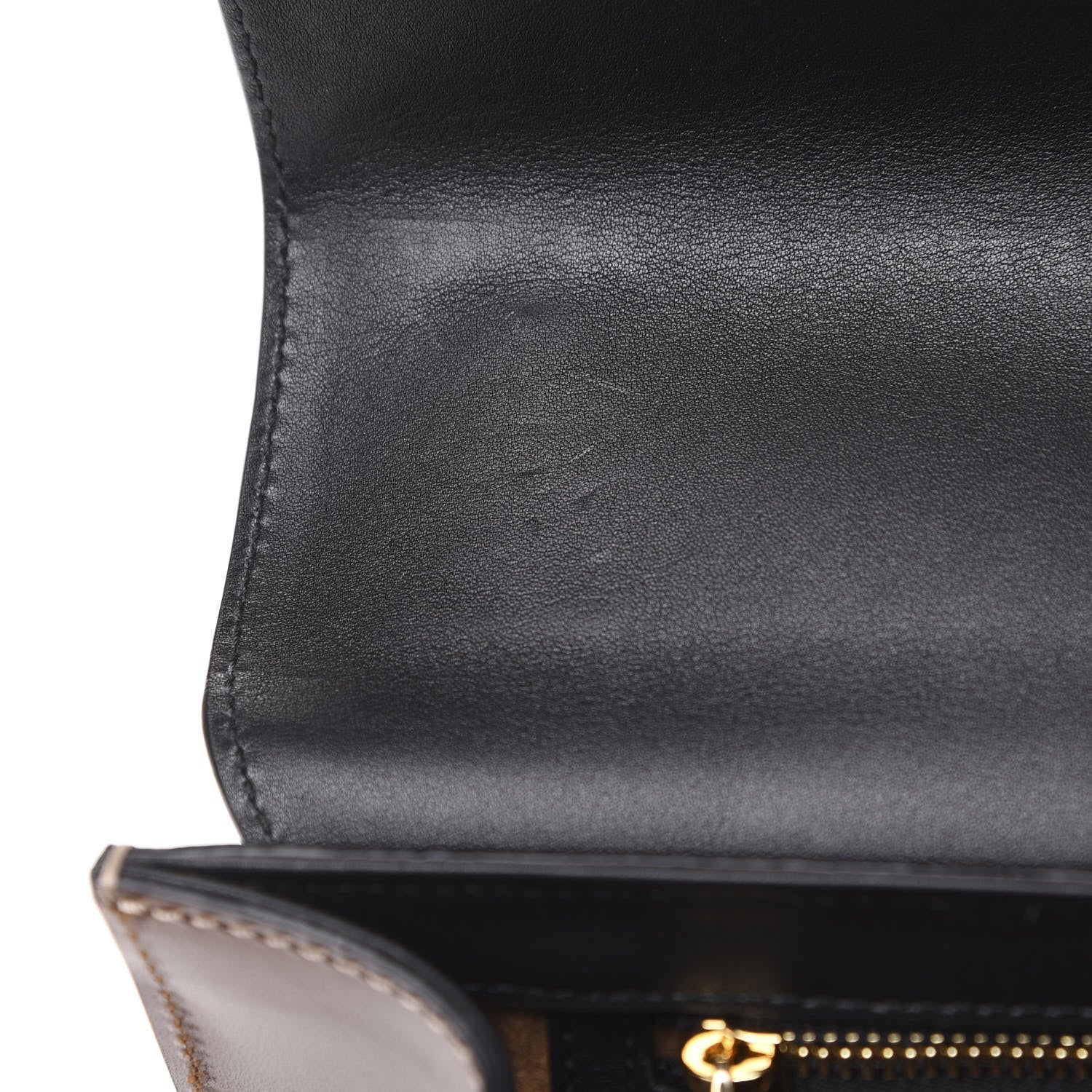 Gucci GG Supreme Monogram Calfskin Medium Padlock Shoulder Bag Beige Black Cuir 8 of 13