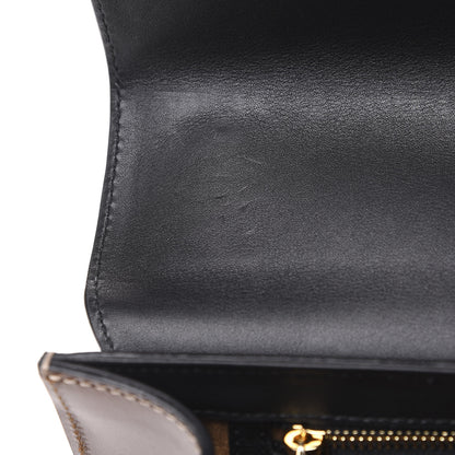 Gucci GG Supreme Monogram Calfskin Medium Padlock Shoulder Bag Beige Black Cuir 8 of 13