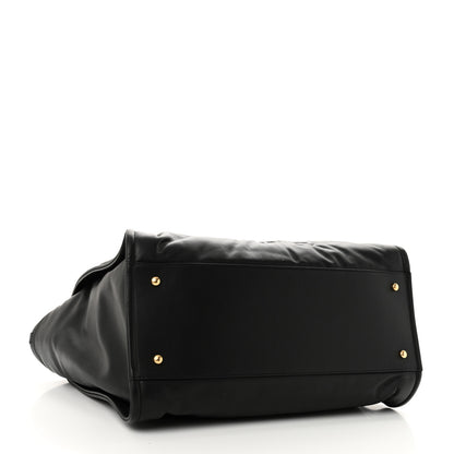 Chanel Calfskin Medium Deauville Tote Black 5 of 11