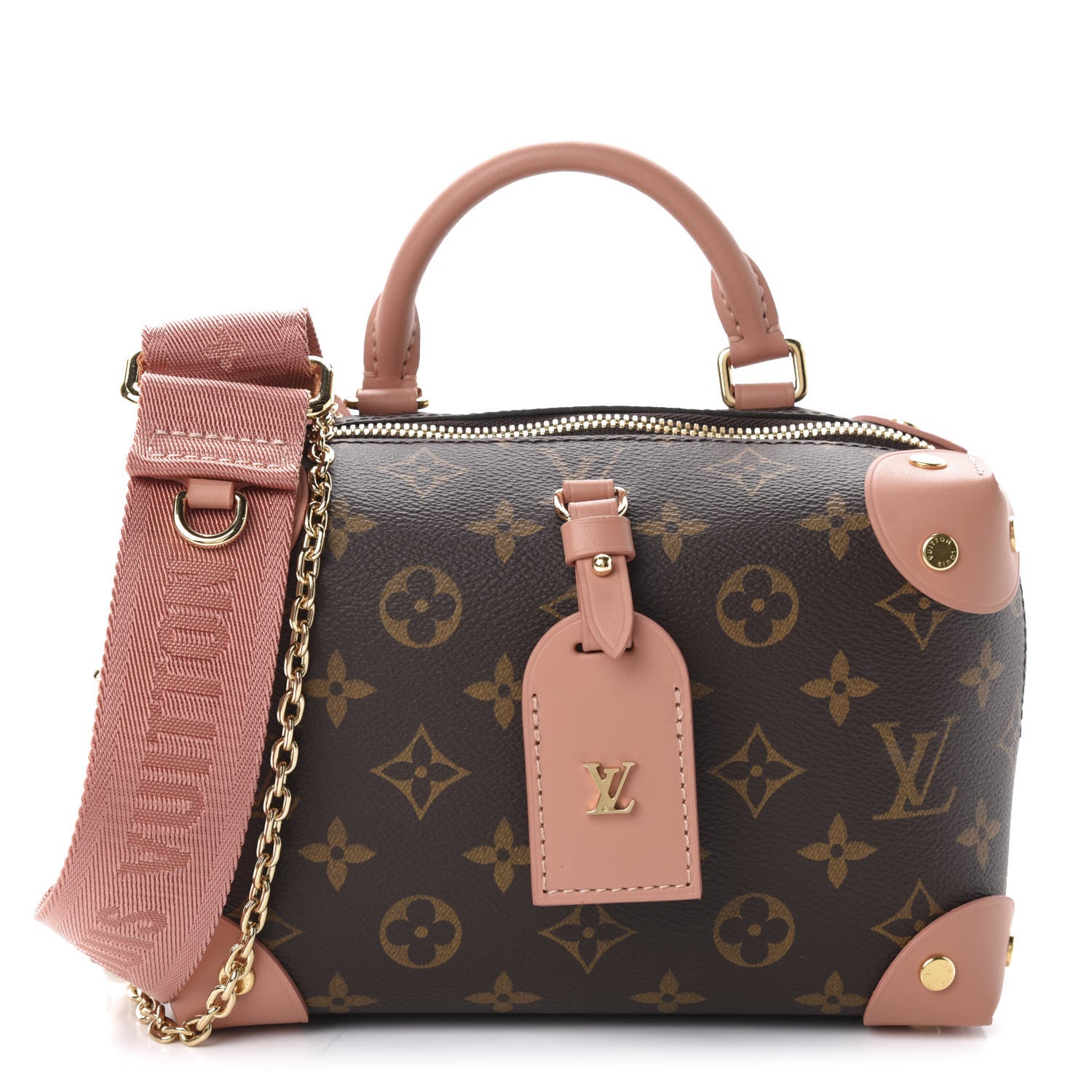 Louis Vuitton Monogram Petite Malle Souple Peach 1 of 10