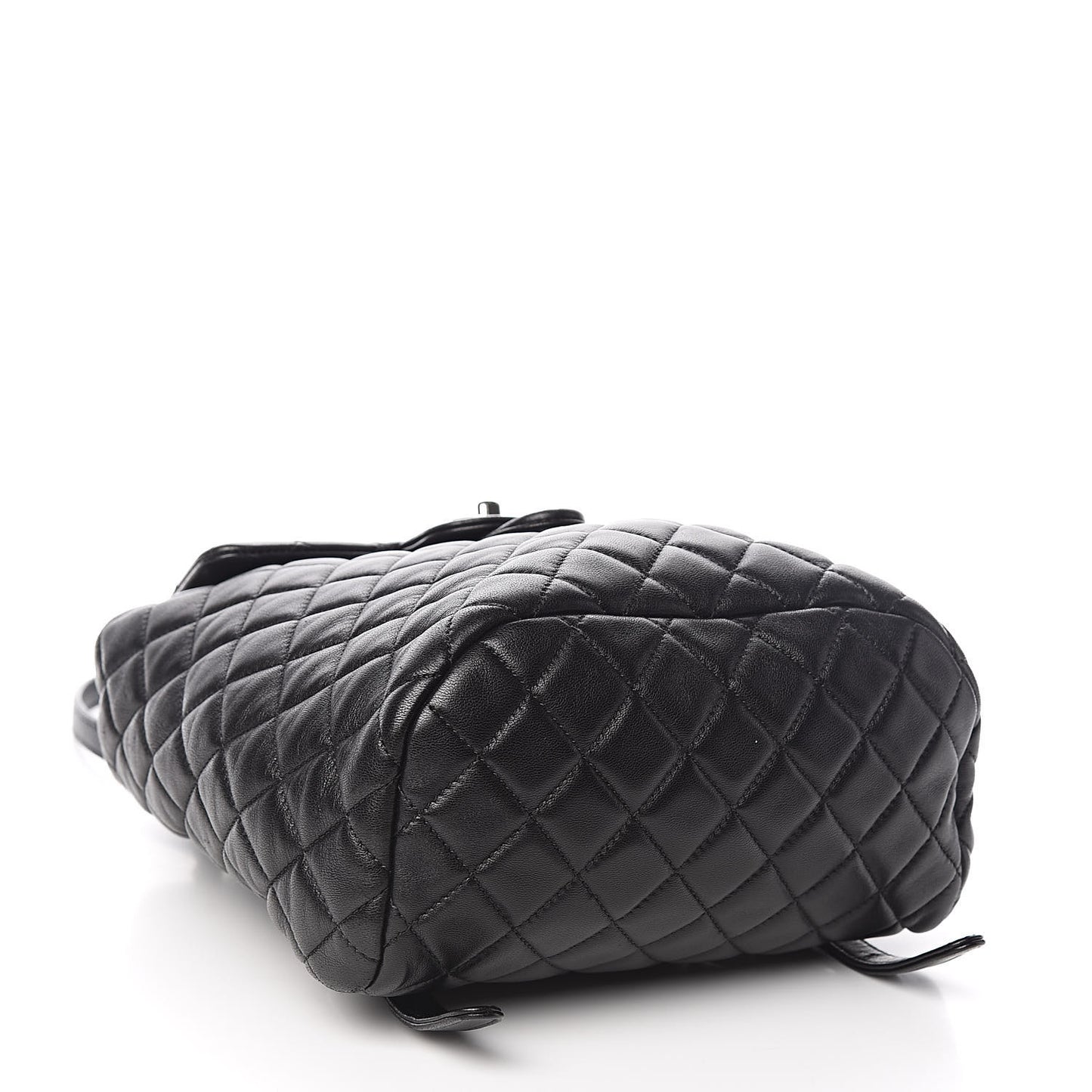 Lambskin Quilted Small Urban Spirit Backpack Black