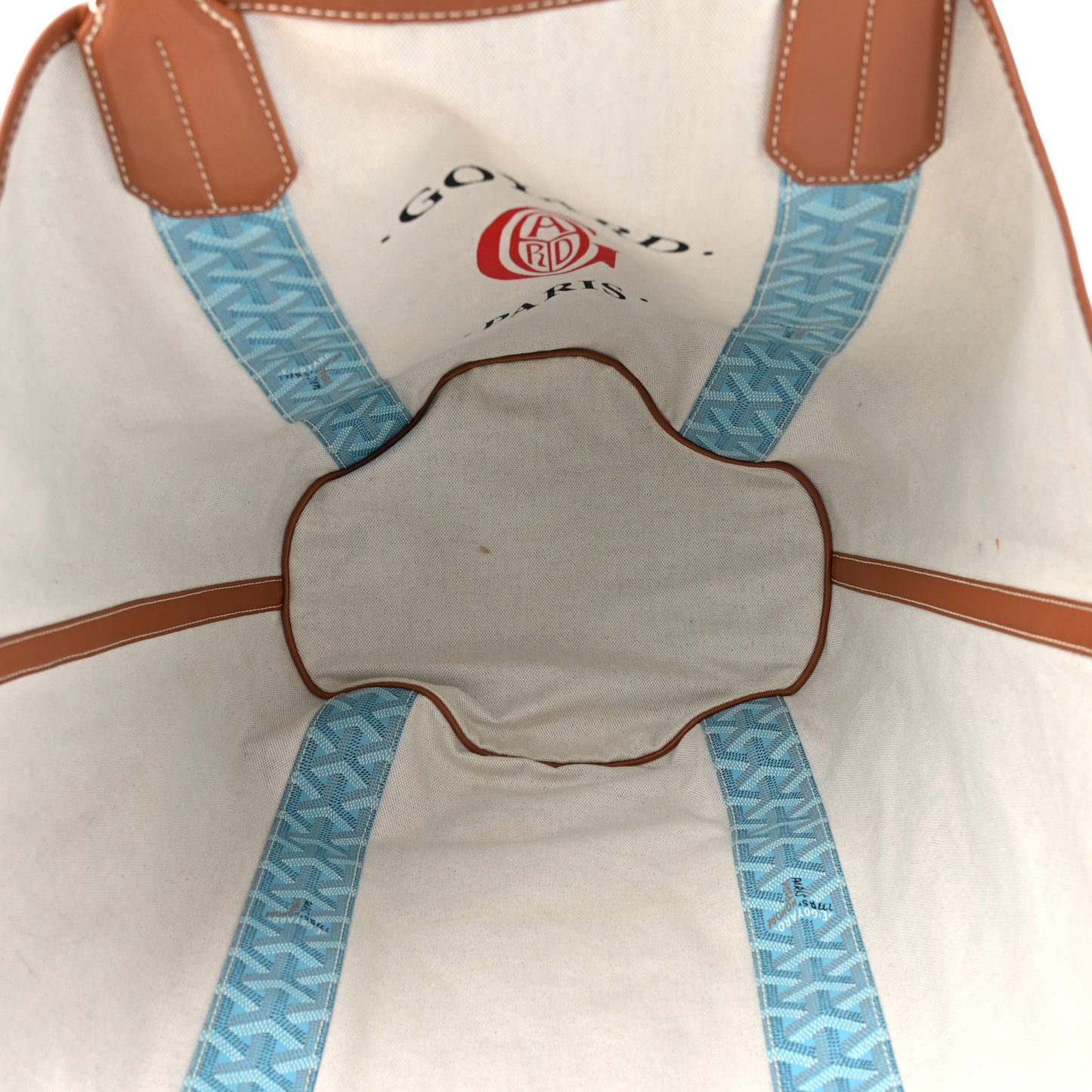 Goyardine Reversible Belharra Light Blue