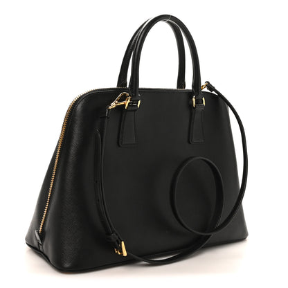 Prada Saffiano Lux Medium Promenade Tote Black 3 of 9