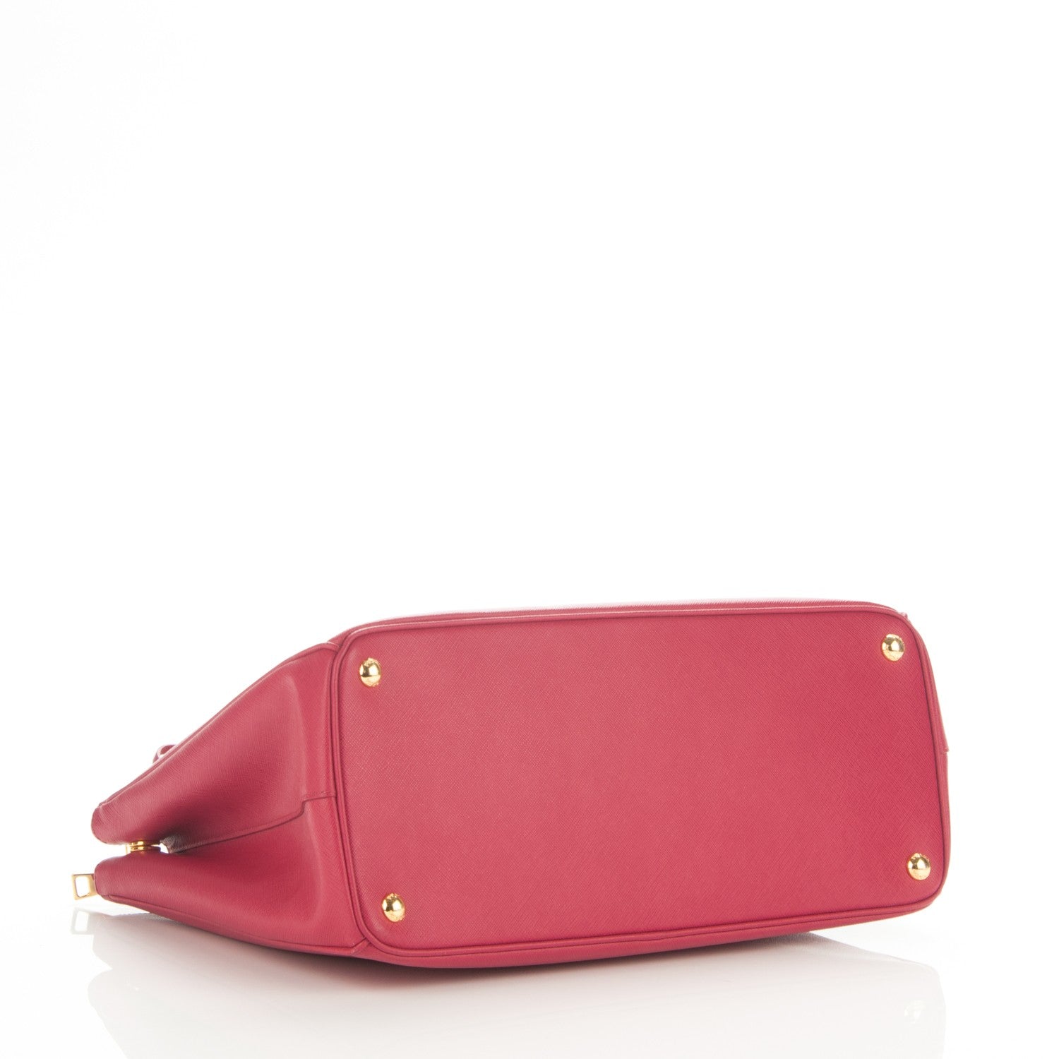 Prada Saffiano Large Galleria Double Zip Tote Peonia 4 of 7