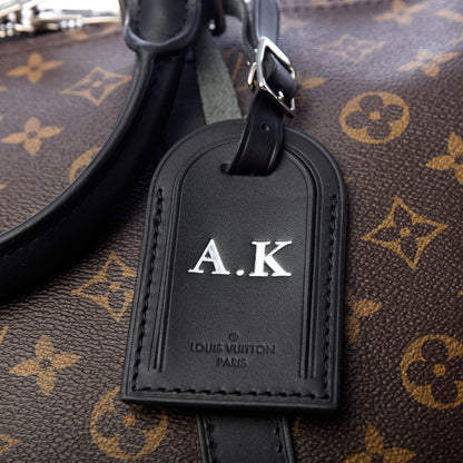 Louis Vuitton Monogram Macassar Keepall Bandouliere 55 7 of 8