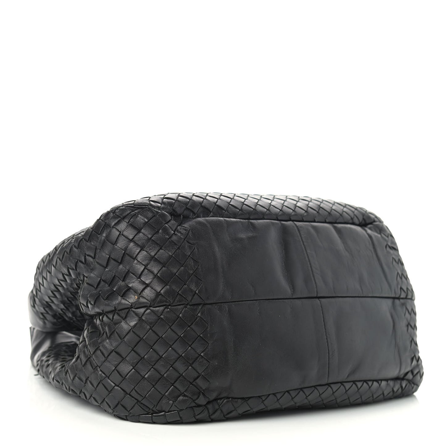 Nappa Intrecciato Medium Campana Black