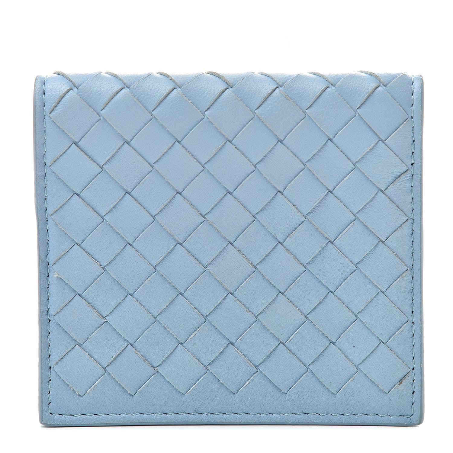 Bottega Veneta Nappa Intrecciato Card Holder Light Blue 1 of 8