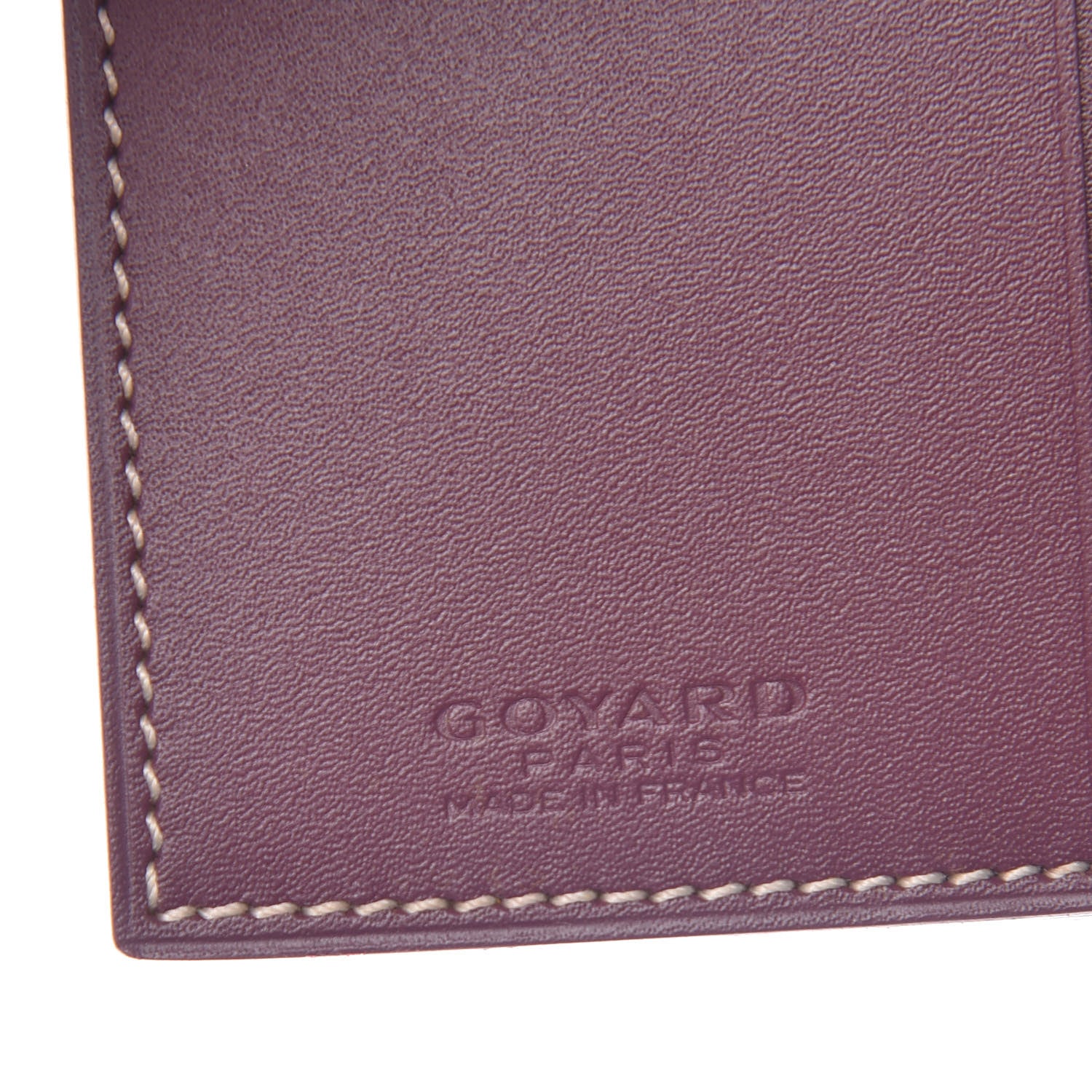 Goyard Goyardine Saint Marc Folding Card Case Bordeaux 6 of 7