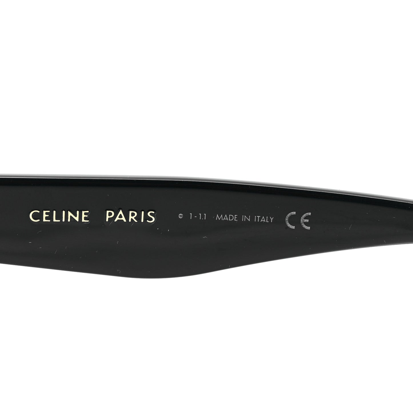 Acetate Studded Mineral Round Sunglasses CL40031N Black