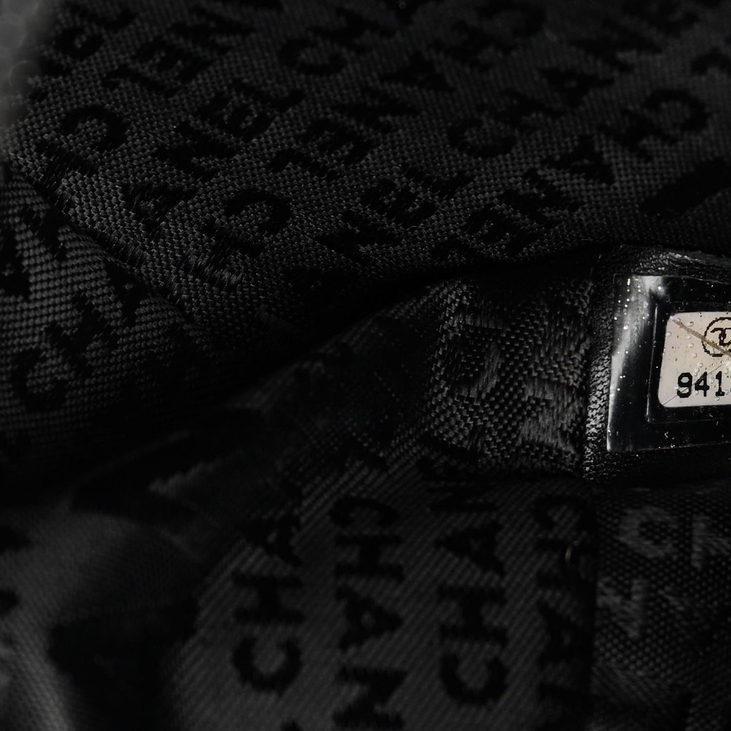 Caviar Square Stitched Bowler Black