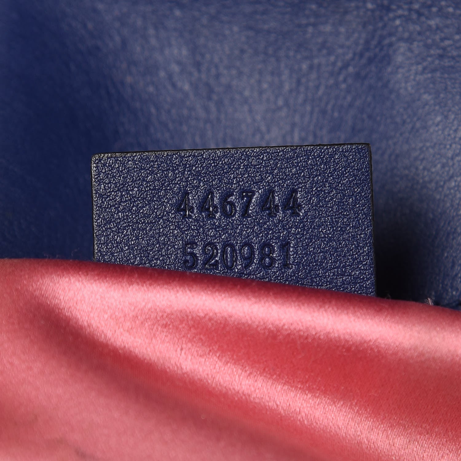 Gucci Velvet Matelasse Mini GG Marmont Shoulder Bag Cobalt Blue 8 of 12