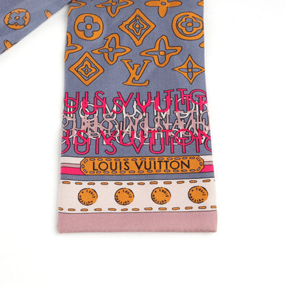 Louis Vuitton Silk Monogram Map Bandeau Quetsche 5 of 6