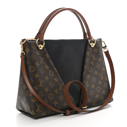 Louis Vuitton Monogram V Tote MM Black 3 of 11