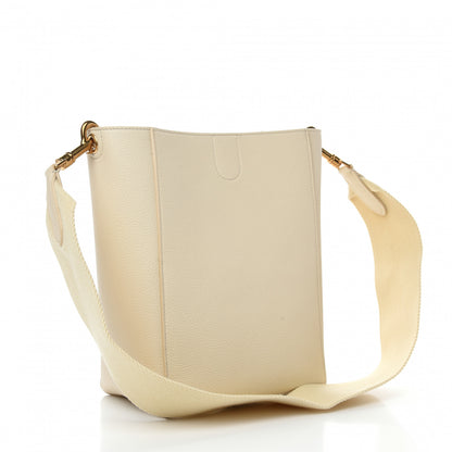 Celine Soft Grained Calfskin Small Sangle Bucket Bag Vanilla 3 of 10