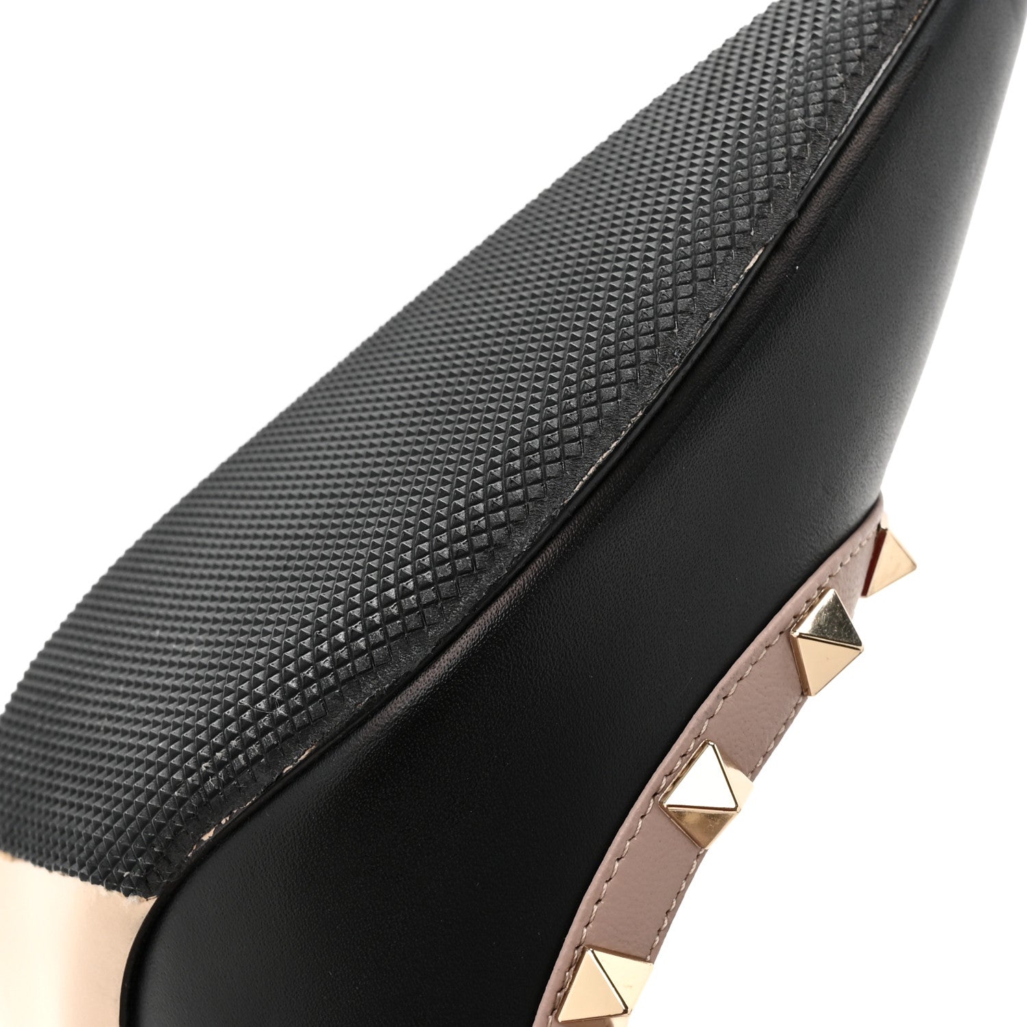 Valentino Garavani Nappa Rockstud 100mm Pumps 41.5 Black Poudre 10 of 16
