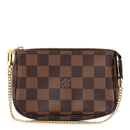 Louis Vuitton Damier Ebene Mini Pochette Accessories 1 of 8