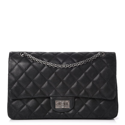 Chanel Iridescent Calfskin Quilted 2.55 Reissue 227 Flap Black 1 of 7