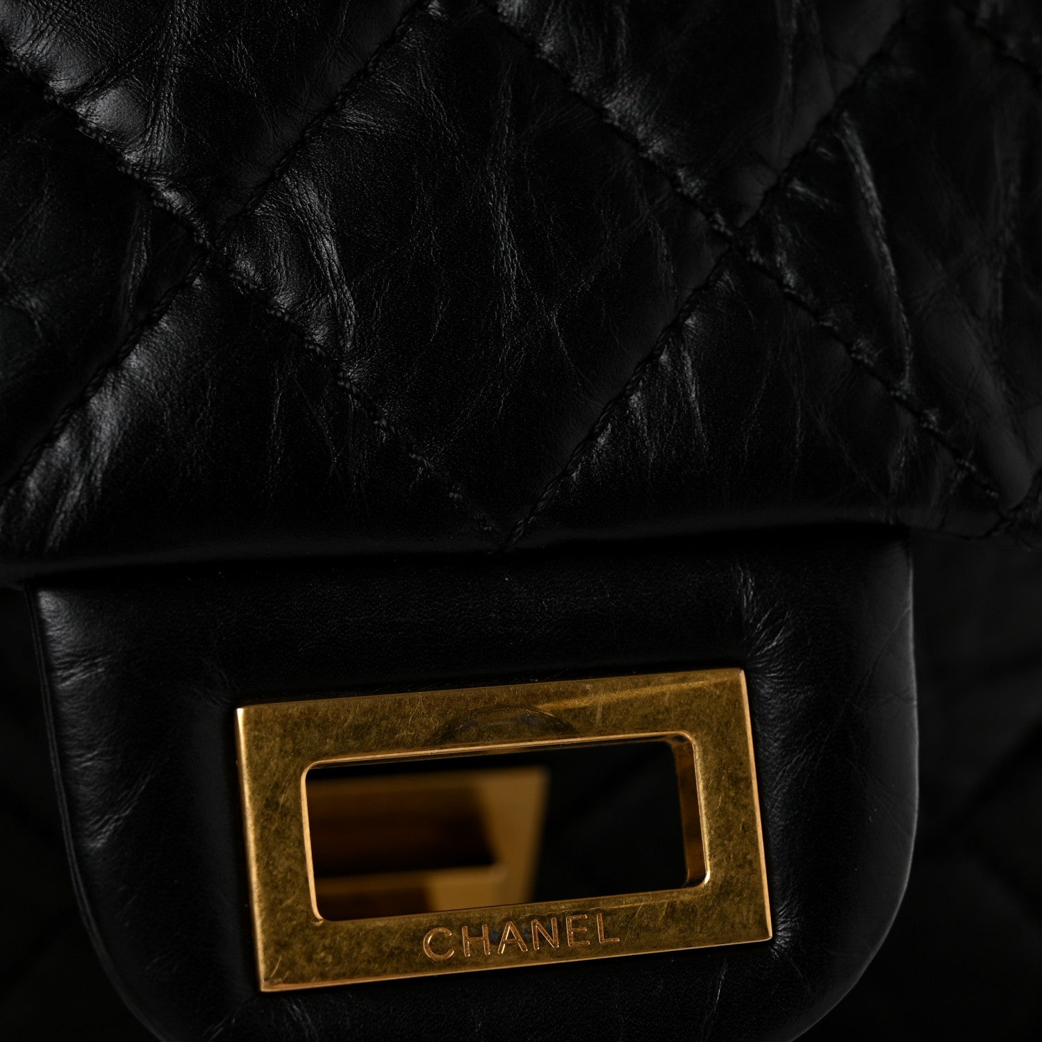 Chanel Aged Calfskin Quilted 2.55 Reissue 227 Flap Black 12 of 12