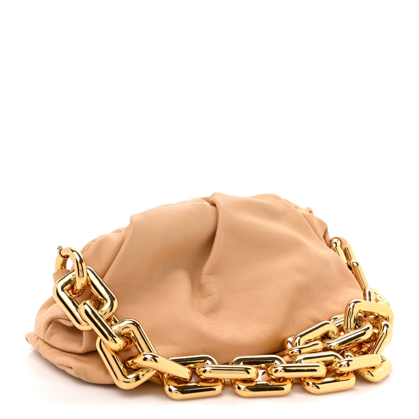 Calfskin The Pouch Chain Almond