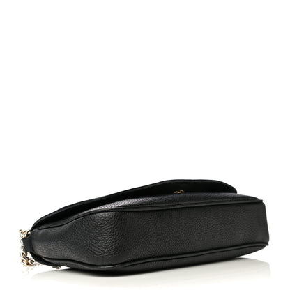 Gucci Pebbled Calfskin Medium Soho Flap Crossbody Black 4 of 16