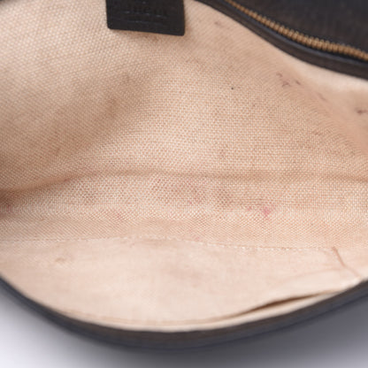 Gucci Pebbled Calfskin Medium Soho Clutch Black 12 of 12