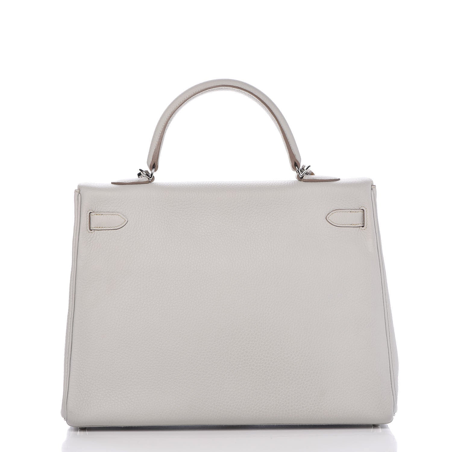 Hermes Taurillon Clemence Kelly Retourne 35 Gris Perle 5 of 28