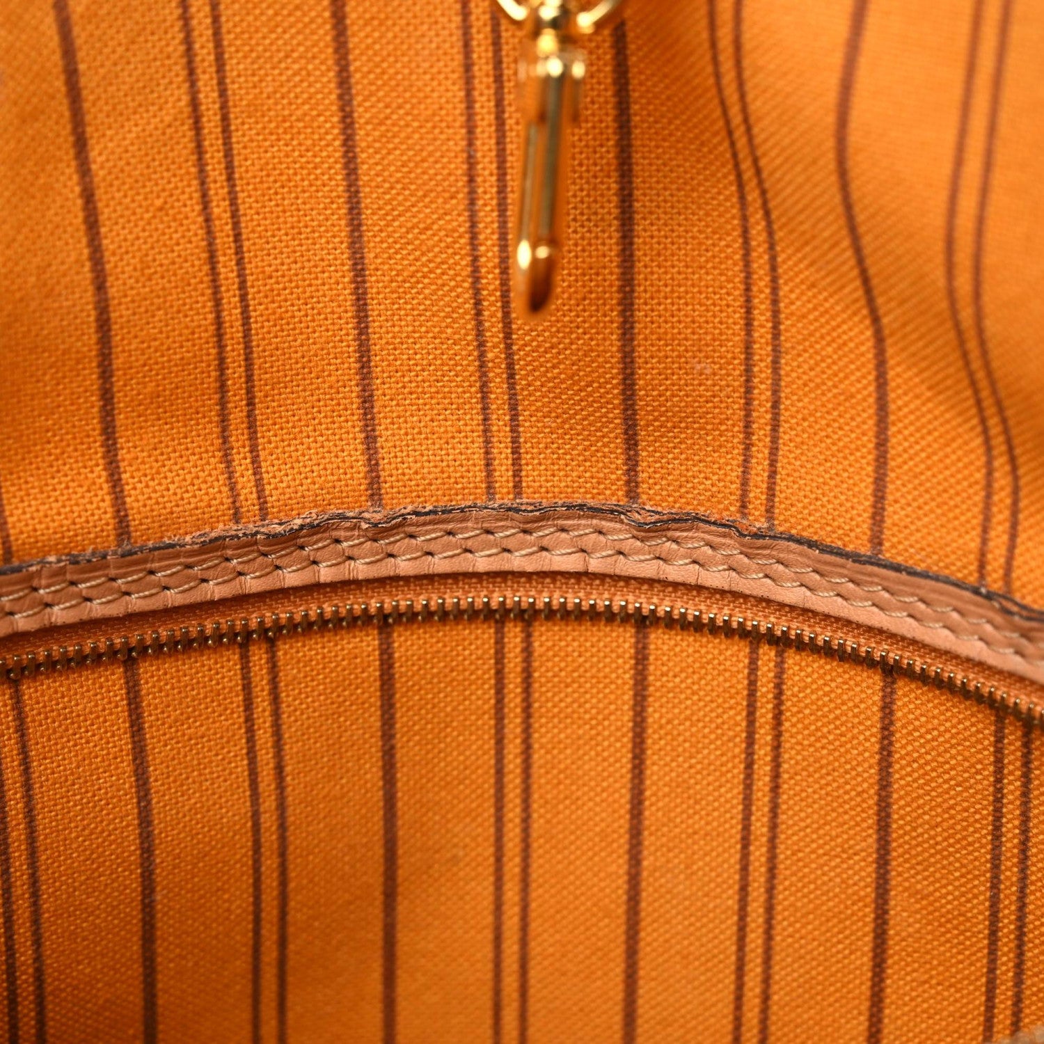 Louis Vuitton Damier Azur Braided Neverfull MM Orange 8 of 27