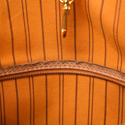 Louis Vuitton Damier Azur Braided Neverfull MM Orange 8 of 27
