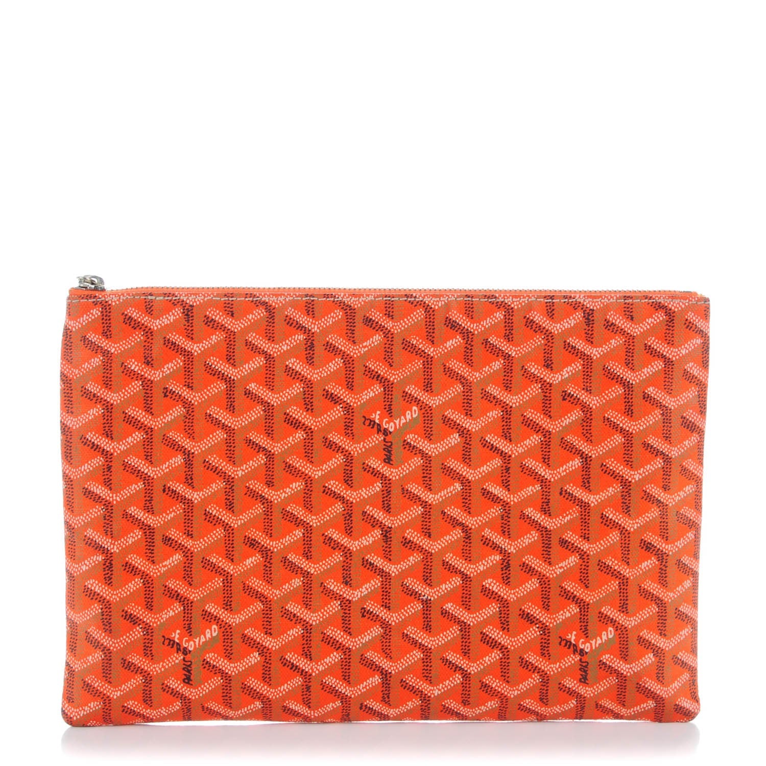 Goyard Goyardine Senat Pochette MM Orange 1 of 7