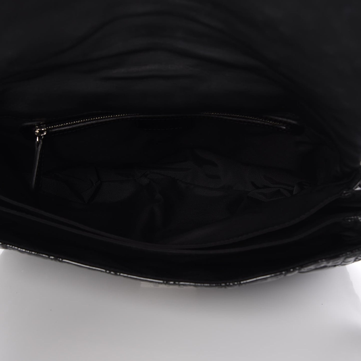 Patent Cannage Large New Lock Flap Black
