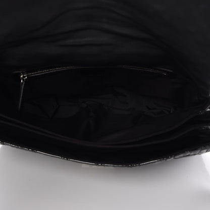 Christian Dior Patent Cannage Large New Lock Flap Black 5 of 7