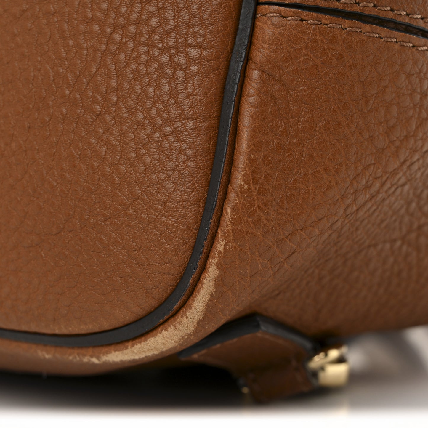 Suede Calfskin Medium Faye Backpack Tan