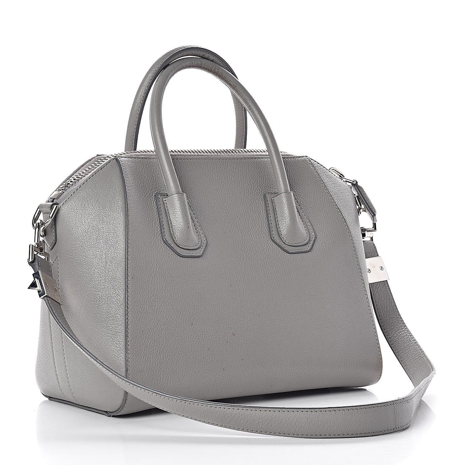 Givenchy Sugar Goatskin Small Antigona Pearl Grey 3 of 23