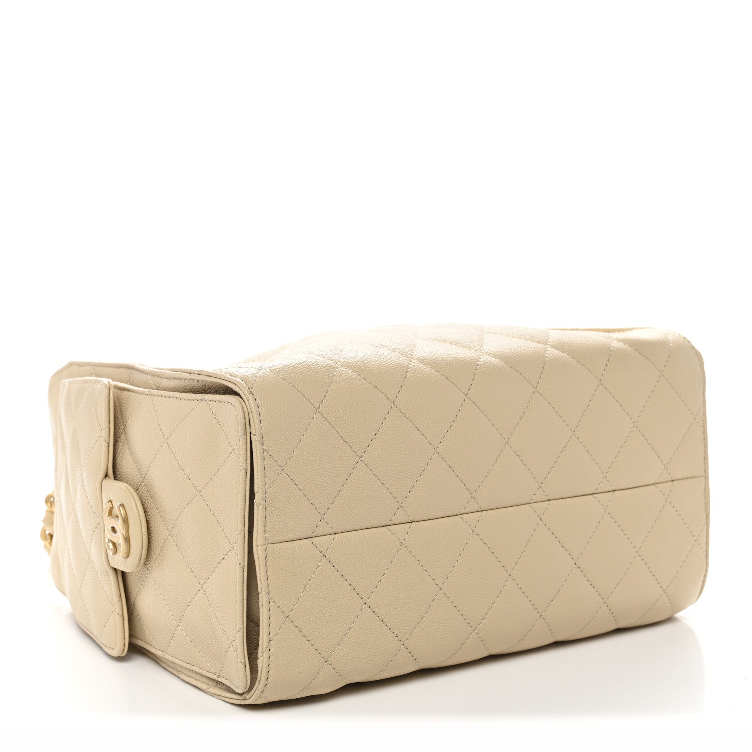 Chanel Caviar Quilted Small Chanel 25 Handbag Beige 4 of 10