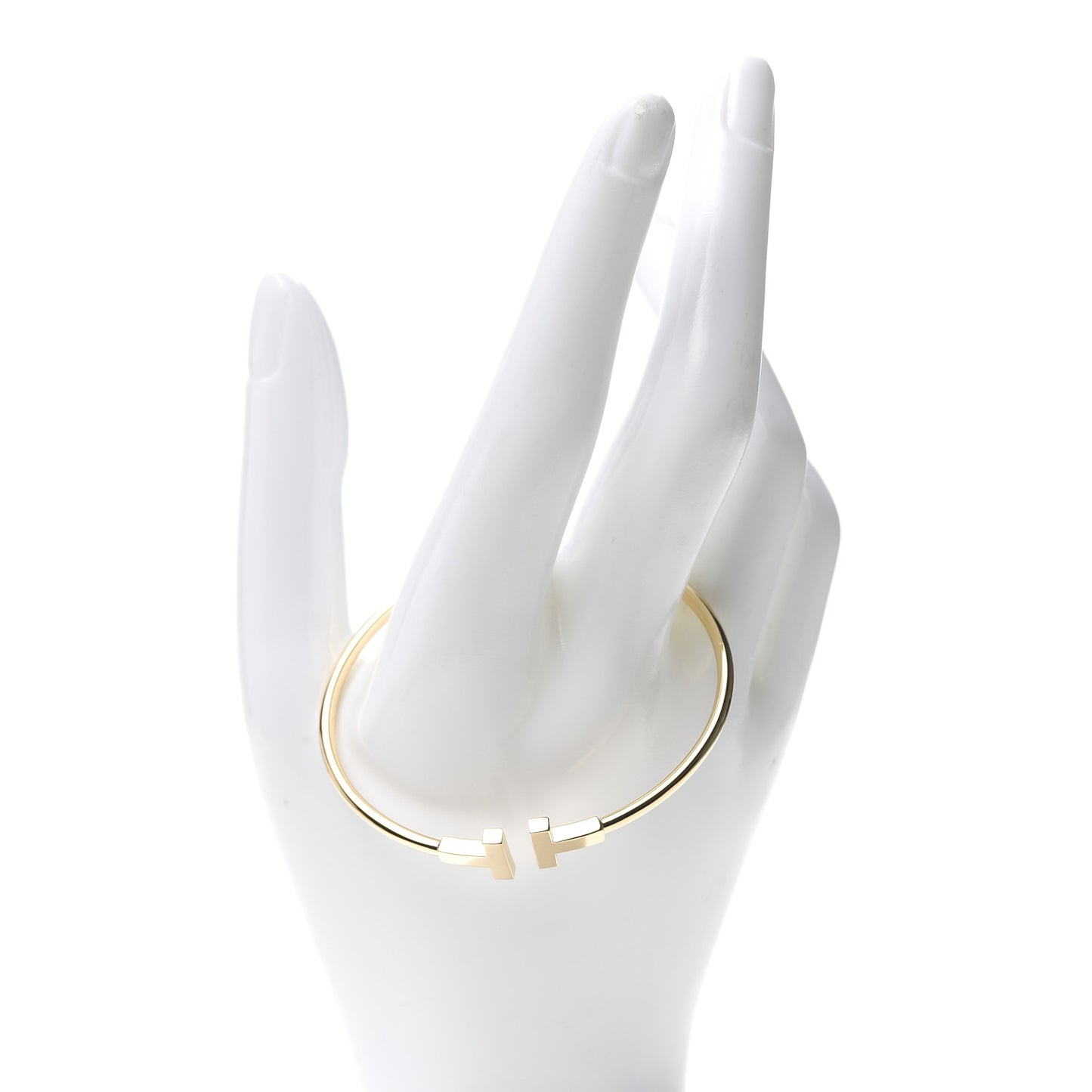 18K Yellow Gold T Wire Bracelet