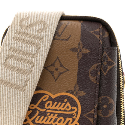 Louis Vuitton X NIGO Reverse Monogram Flat Double Phone Pouch 7 of 9