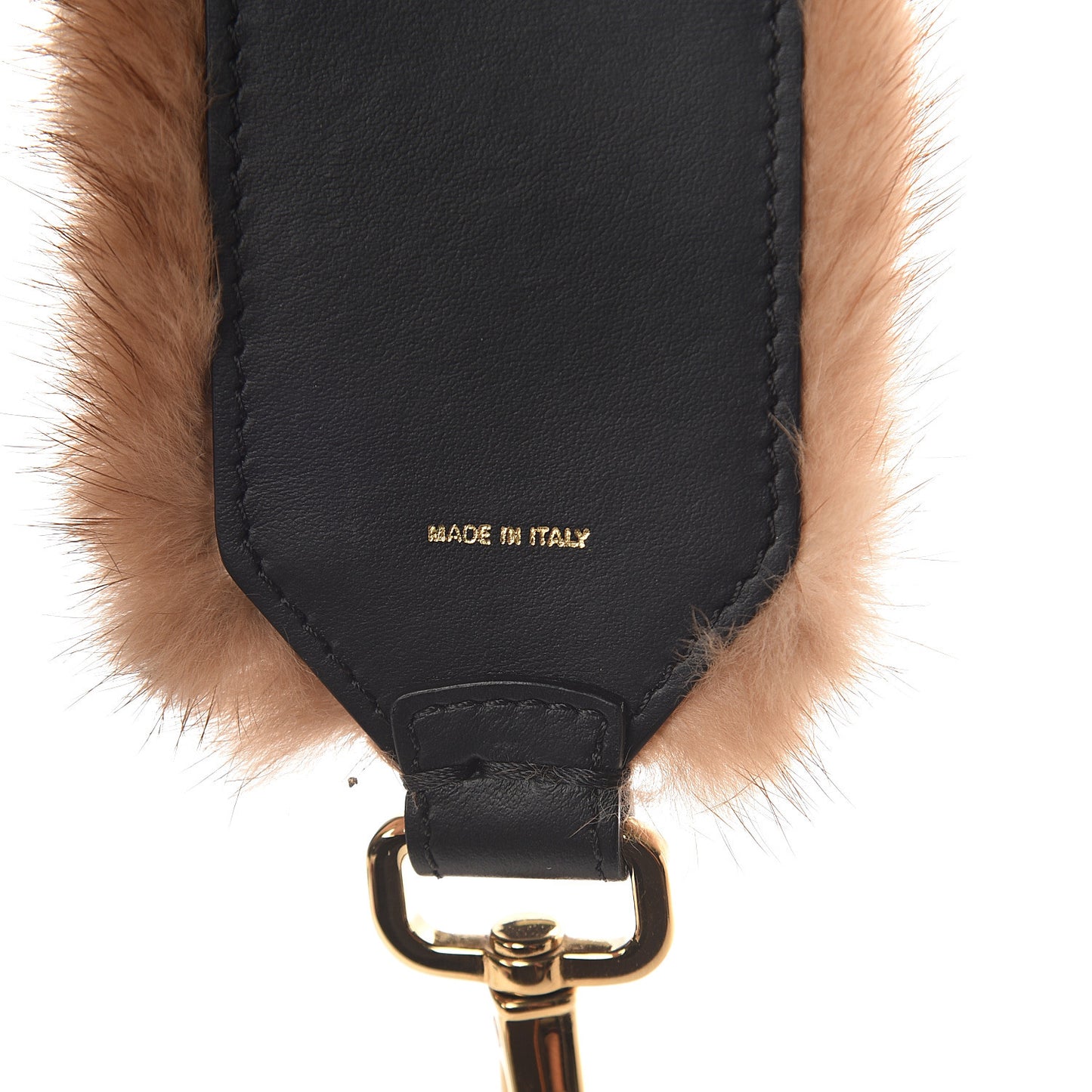 Mink Fur FF 1974 Mini Strap You Scanbrown Black