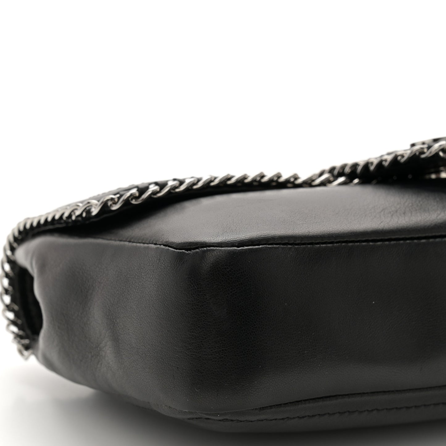 Lambskin Medium Madison Flap Black