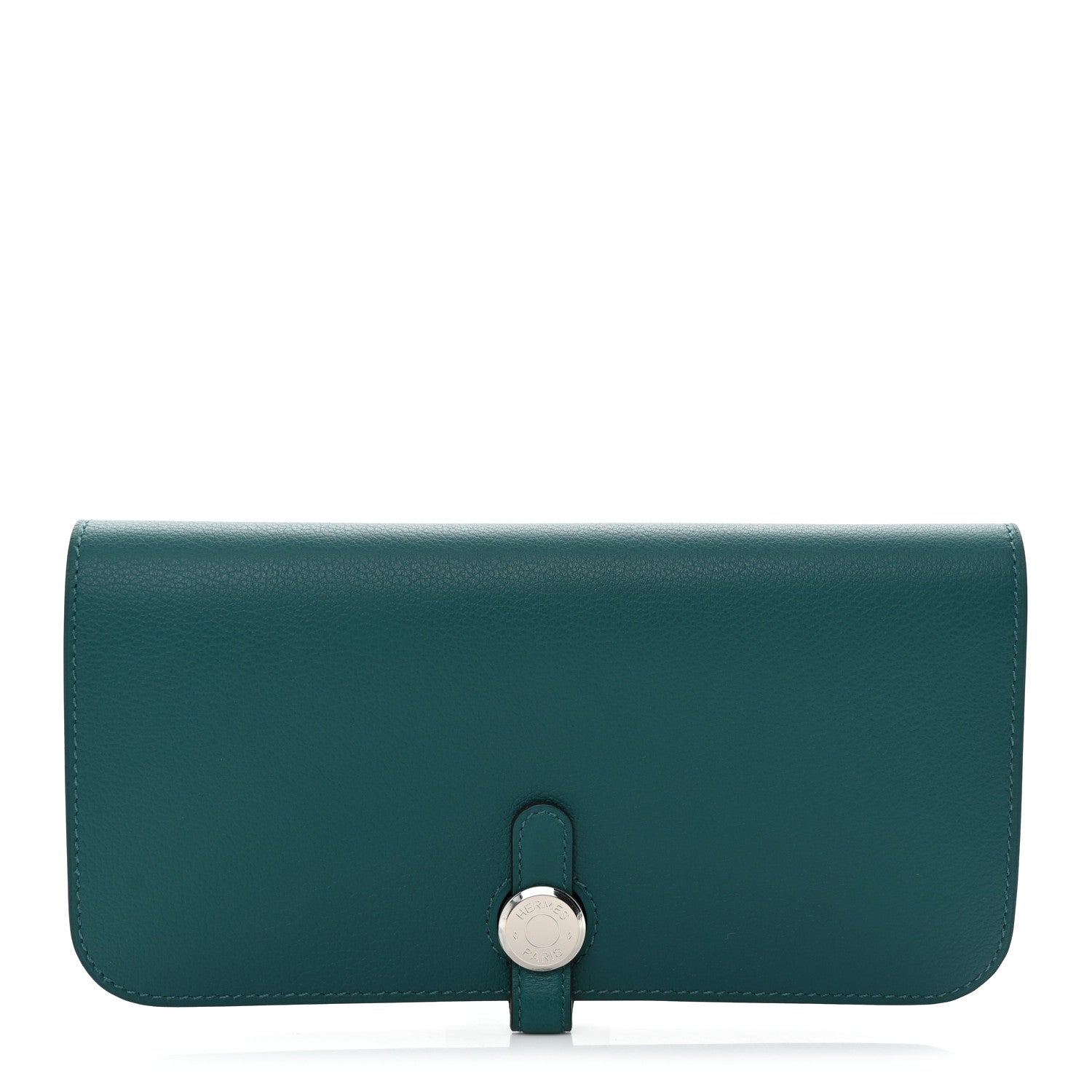 Hermes Evercolor Dogon Recto Verso Wallet Vert Bosphore 1 of 8