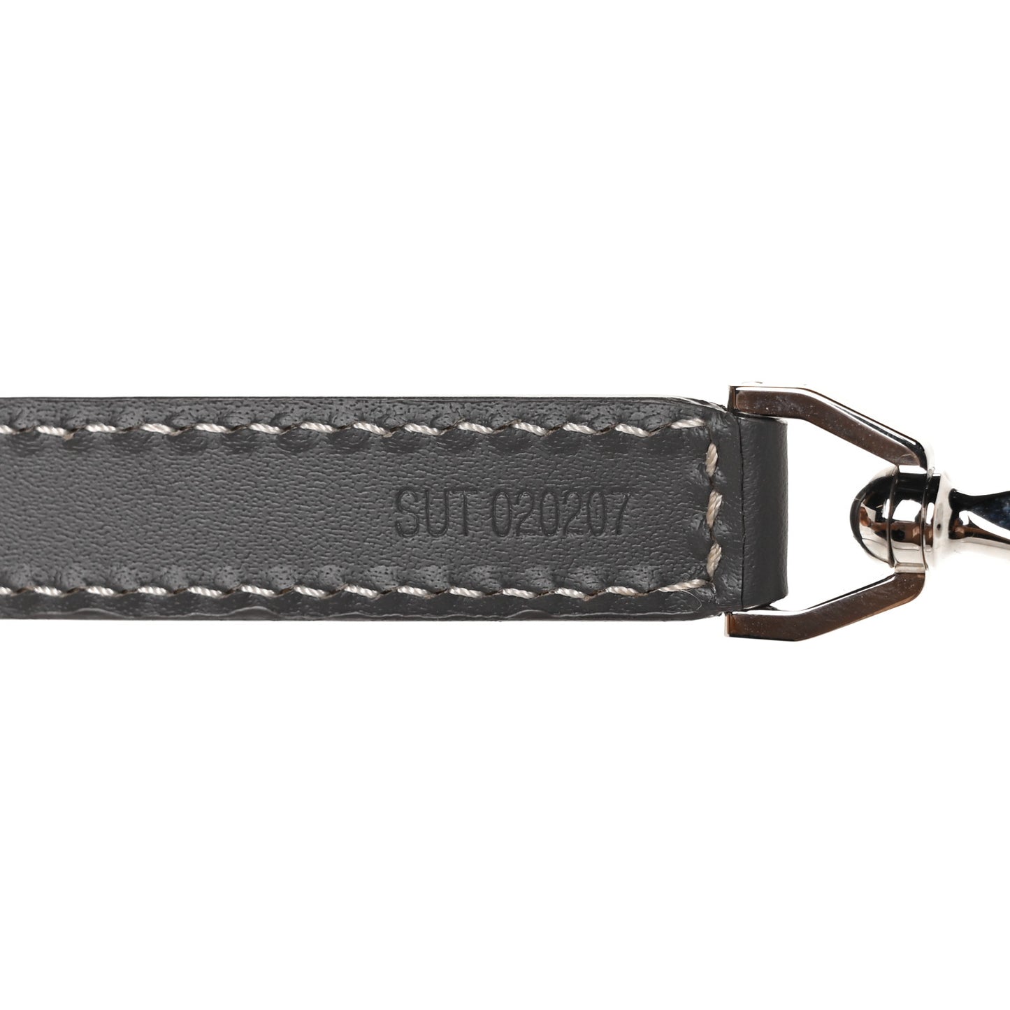 Calfskin Adjustable Shoulder Strap Grey