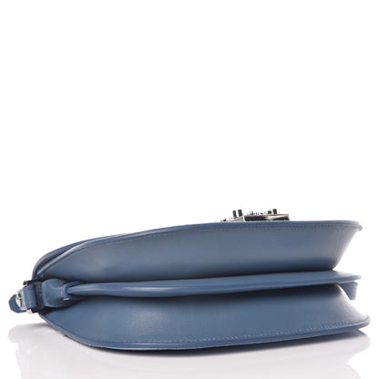 MCM Suede Calfskin Trisha Small Shoulder Bag Blue 4 of 10