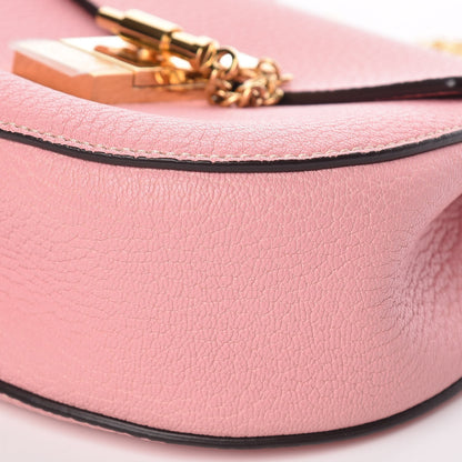 Chloe Grained Lambskin Mini Drew Shoulder Bag Washed Pink 6 of 10