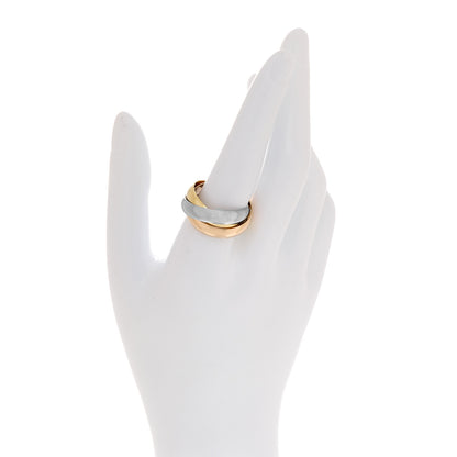 Cartier 18K Pink Yellow White Gold Large Trinity Ring 62 10 2 of 6