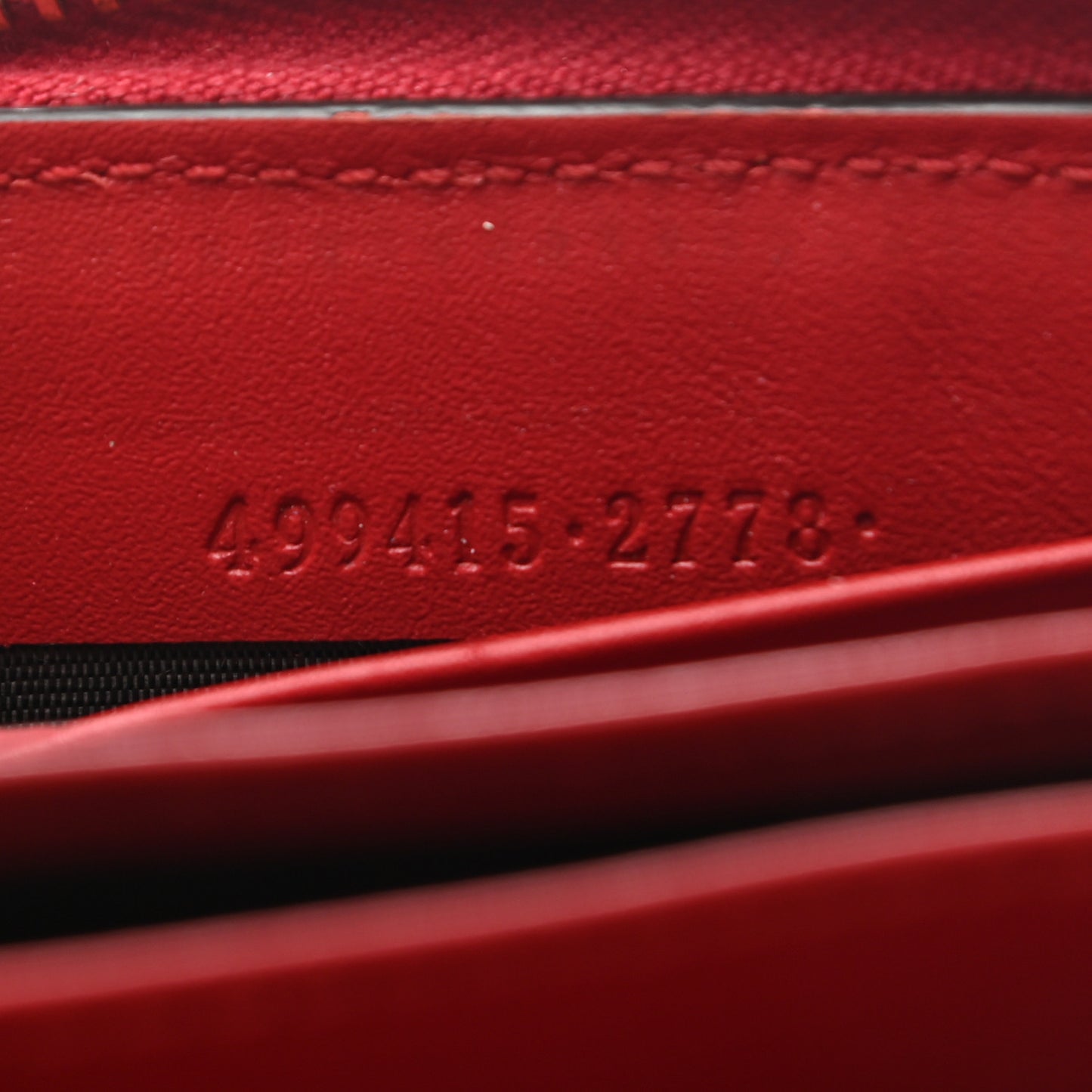 GG Supreme Monogram Mystic Cat Patch Zip Around Card Case Wallet Beige Hibiscus Red